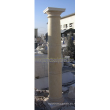 Piedra de mármol granito piedra arenisca columna (QCM115)